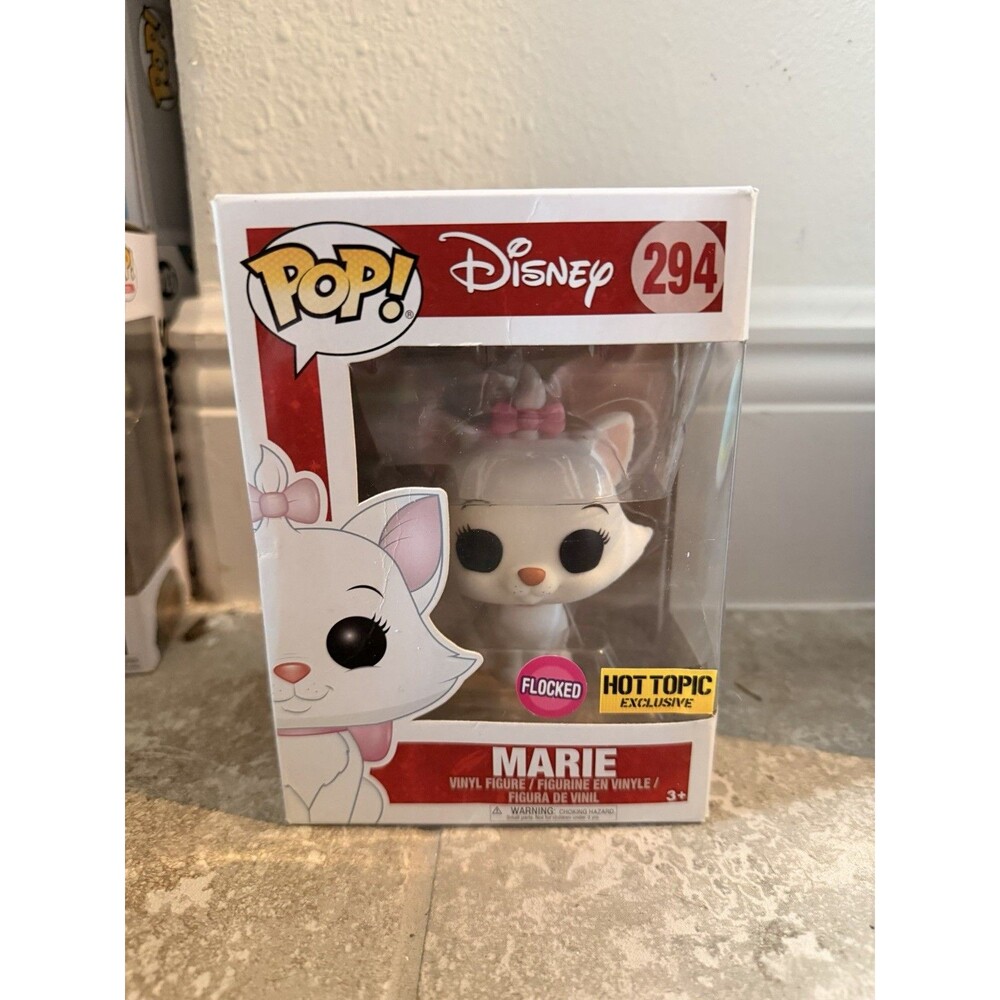 Funko Pop! Vinyl: Disney Marie Flocked Aristocats Cat Hot Topic (Exclusive) #294